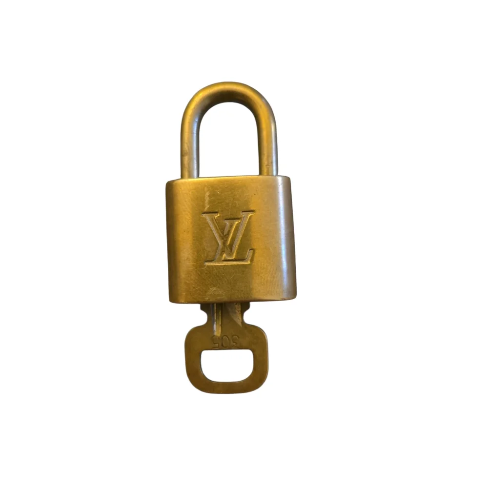 Louis Vuitton Brass Padlock With Key Number 305 GUC